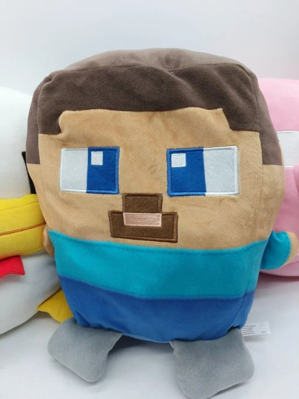 Minecraft Cuutopia Steve Chicken & Pig 10-Inch Plush Set Mattel Mojang Lot Of 3